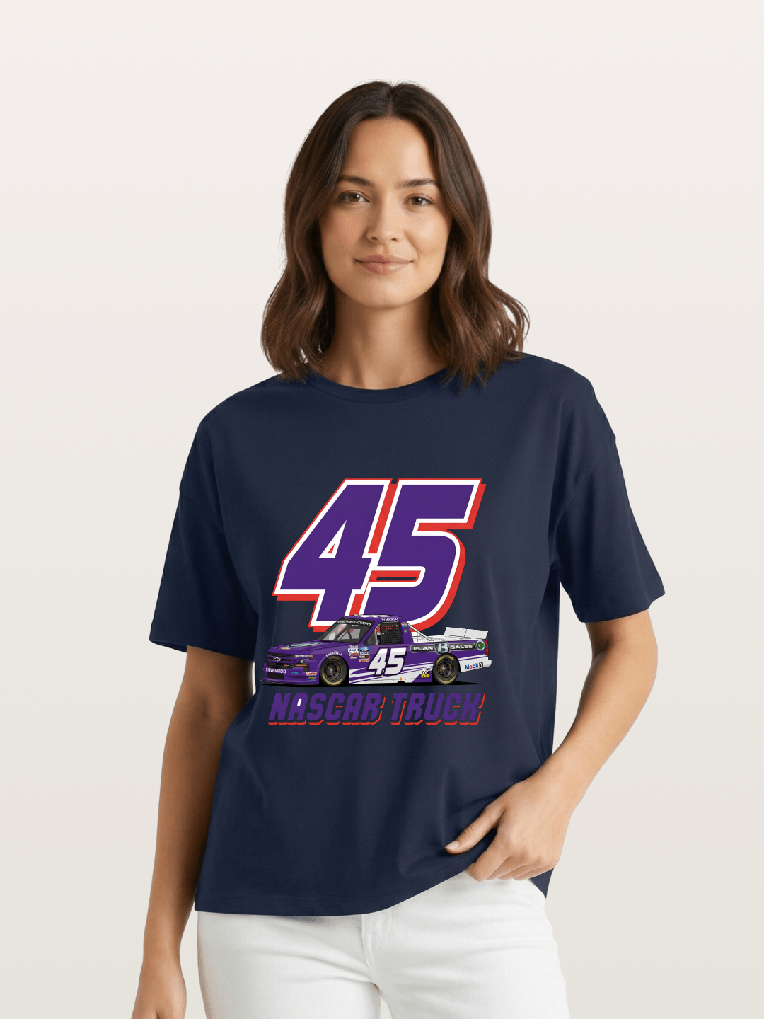 Purple 45 Racer Gildan T-shirt