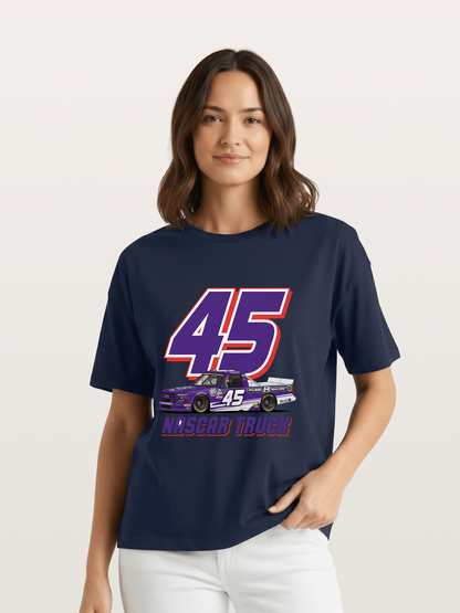 Purple 45 Racer Gildan T-shirt