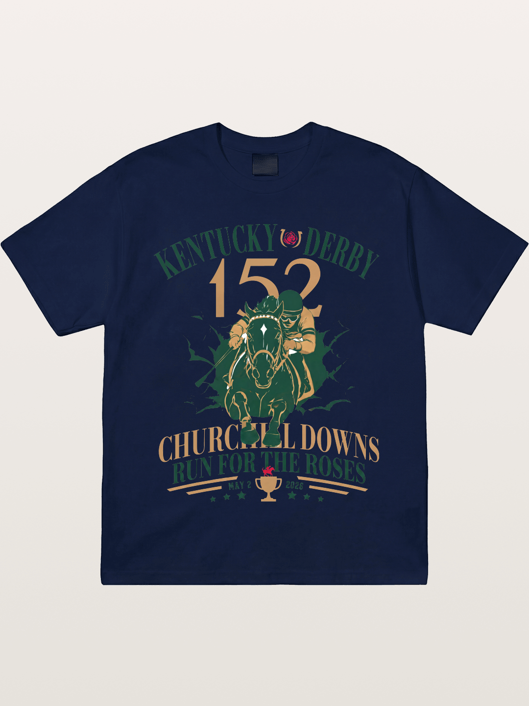 152nd Kentucky Derby Vintage Print Gildan T-shirt