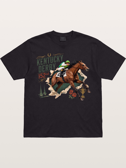 Kentucky Derby 152nd Horse & Roses Gildan T-shirt