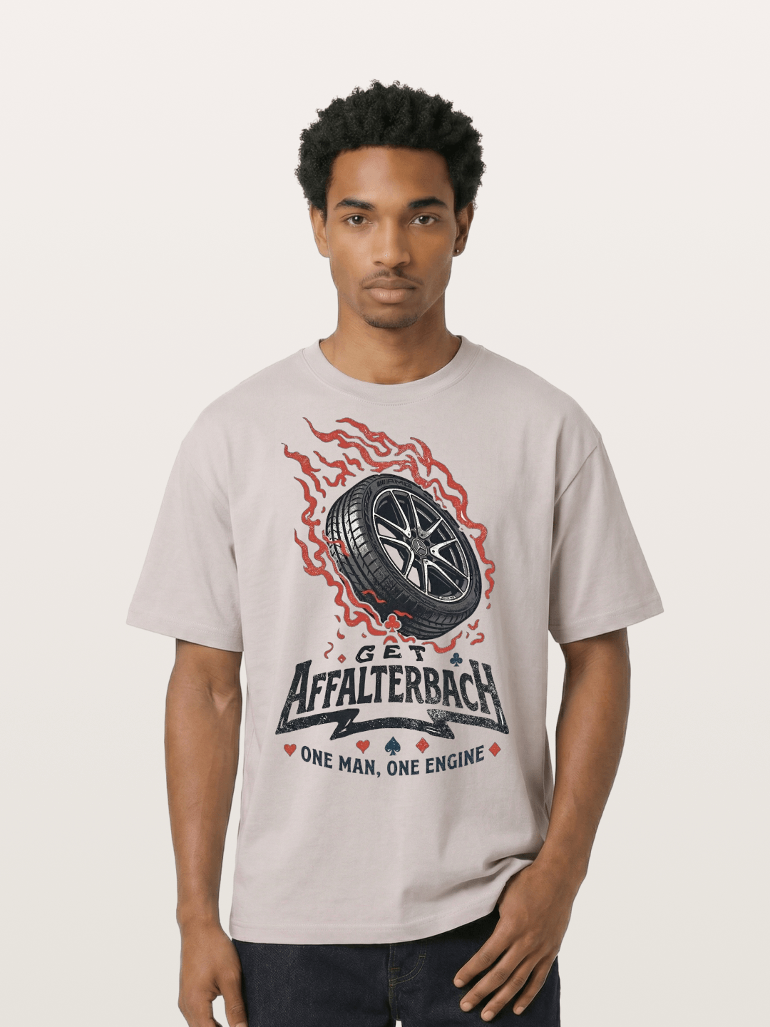 Fire Wheel Cotton T-shirt