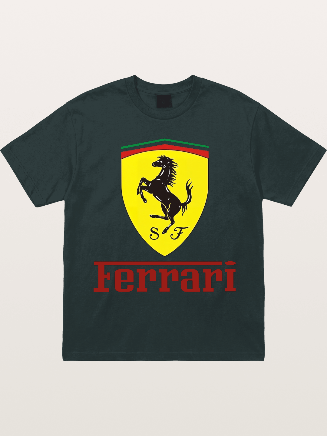 Ferrari Prancing Horse Shield Gildan T-shirt