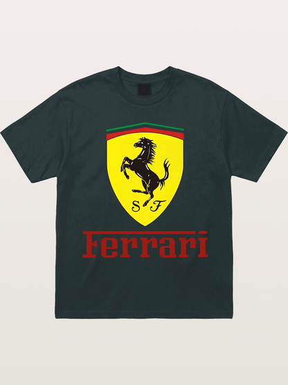 Ferrari Prancing Horse Shield Gildan T-shirt