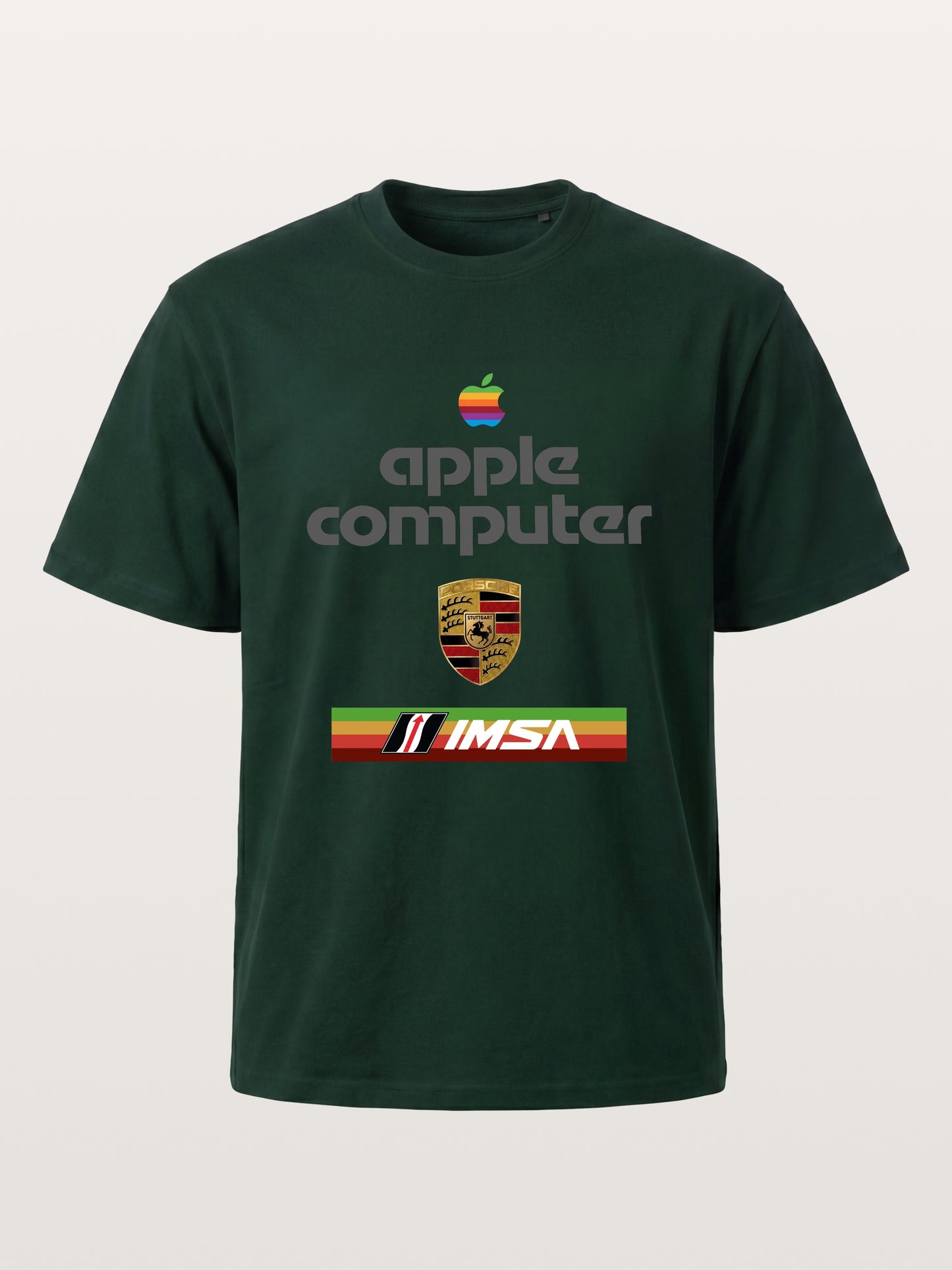 Apple IMSA Porsche Three Brand Combo Gildan T-shirt