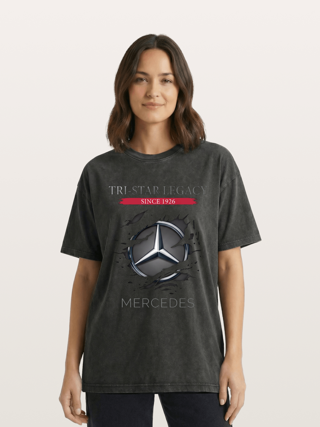 Mercedes 1926 Tear Logo Washed T-shirt