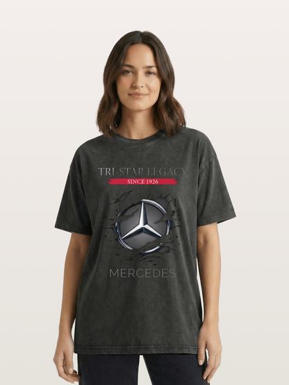 Mercedes 1926 Tear Logo Washed T-shirt