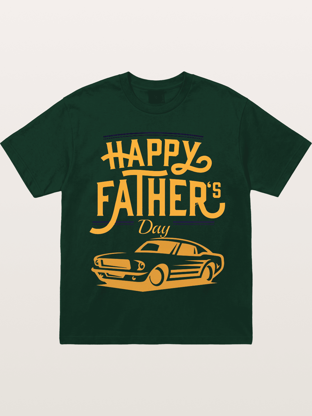 Father's Day Muscle Car Art Gildan T-shirt