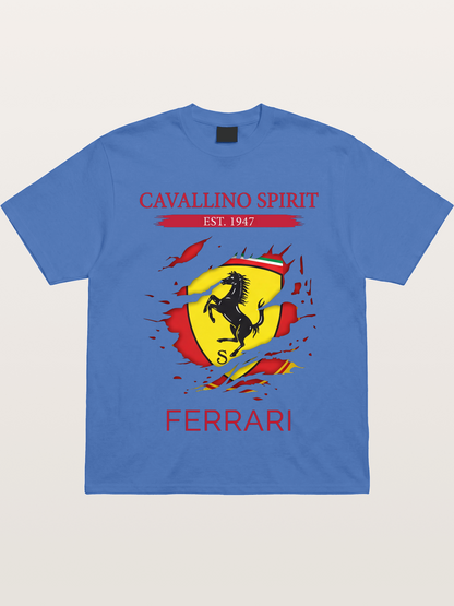 Ferrari 1947 Tear Logo Gildan T-shirt