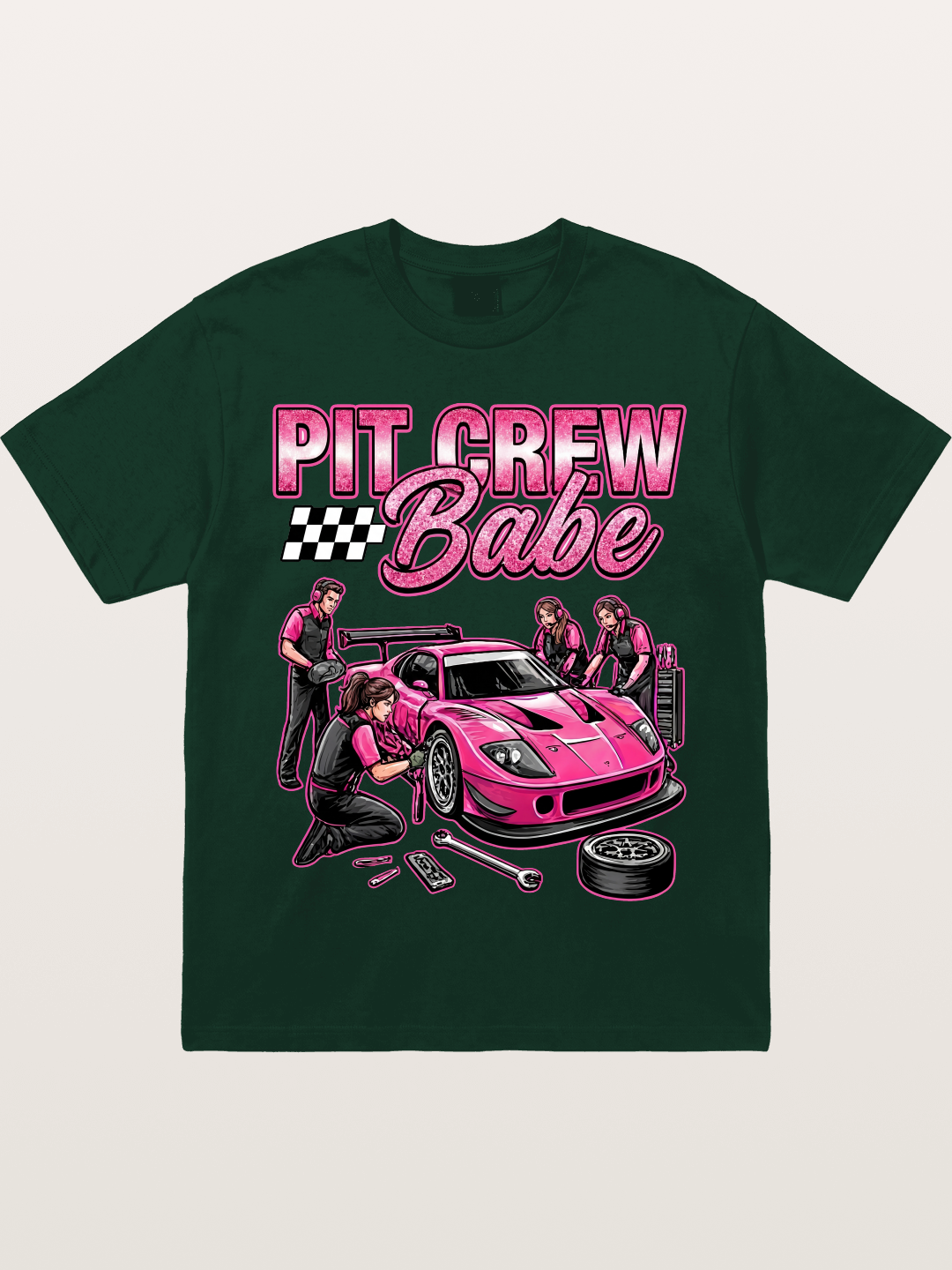Pit Crew Babe Gildan T-shirt