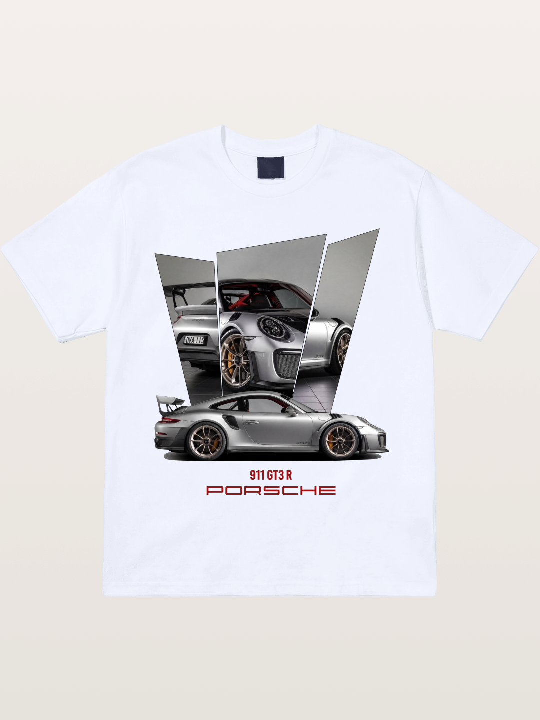 Porsche 911 GT3 RS Mirrored Collage Gildan T-shirt