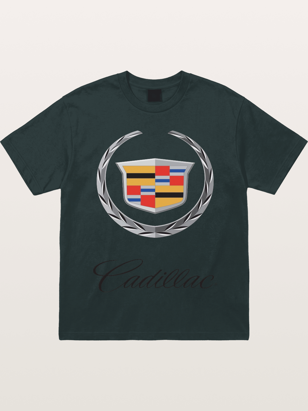 Cadillac Laurel Wreath Emblem Gildan T-shirt