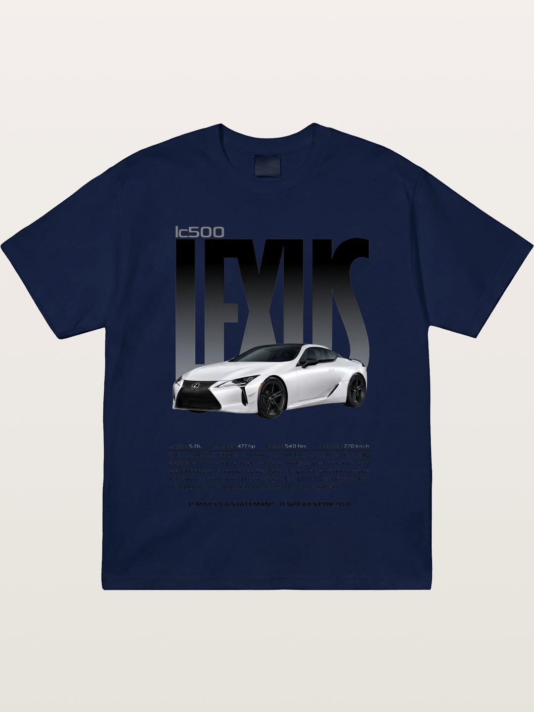 Lexus LC500 Magazine Style Poster Gildan T-shirt