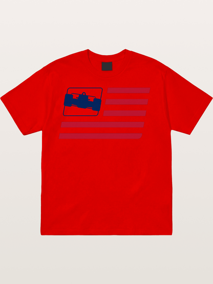 The Flag of Open Wheel Cotton T-shirt