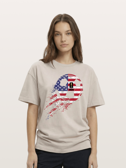 American Flag WC 2026 Ball Cotton T-shirt