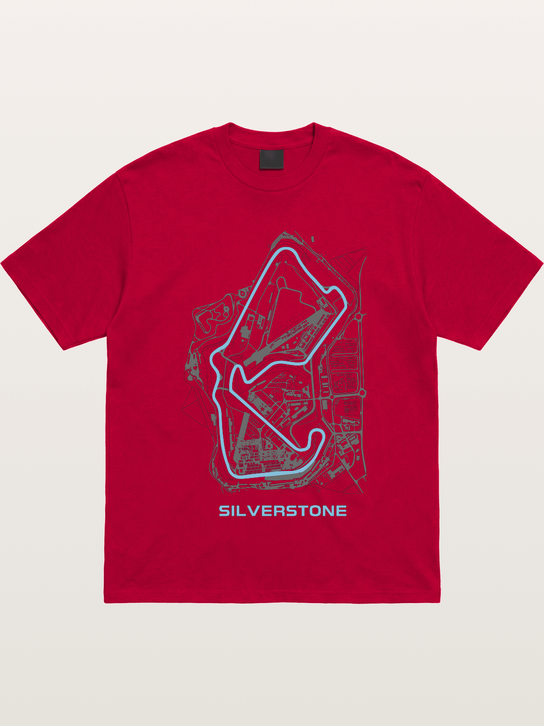 Silverstone F1 Circuit Map Gildan T-shirt