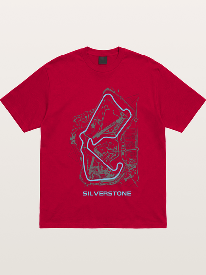 Silverstone F1 Circuit Map Gildan T-shirt