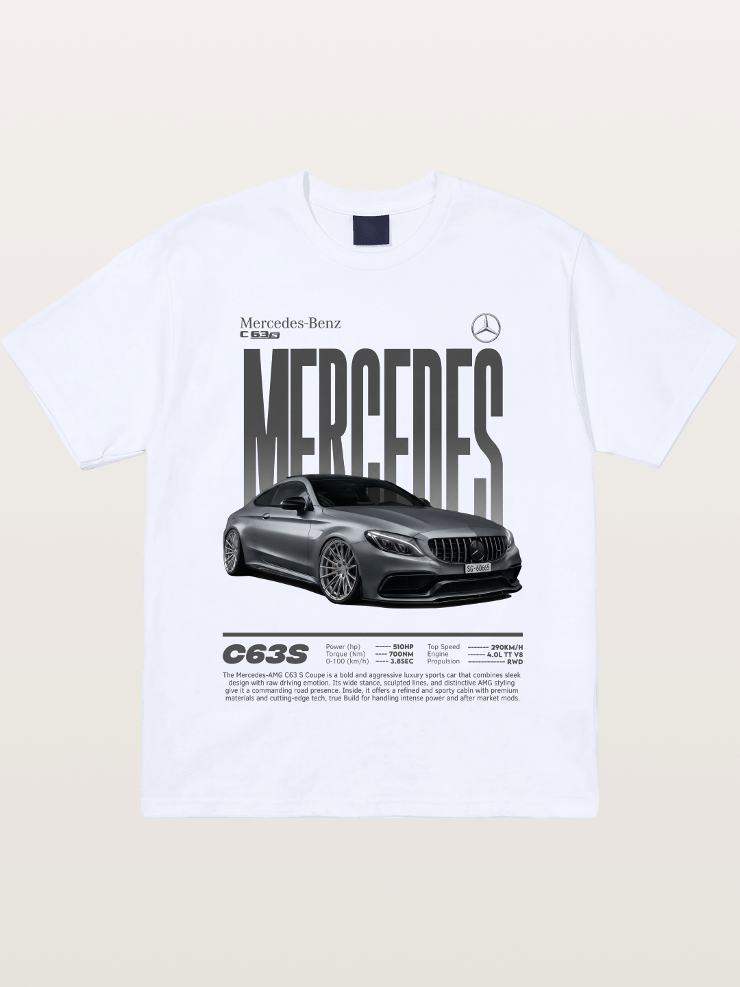 Mercedes-Benz C63S Magazine Style Gildan T-shirt