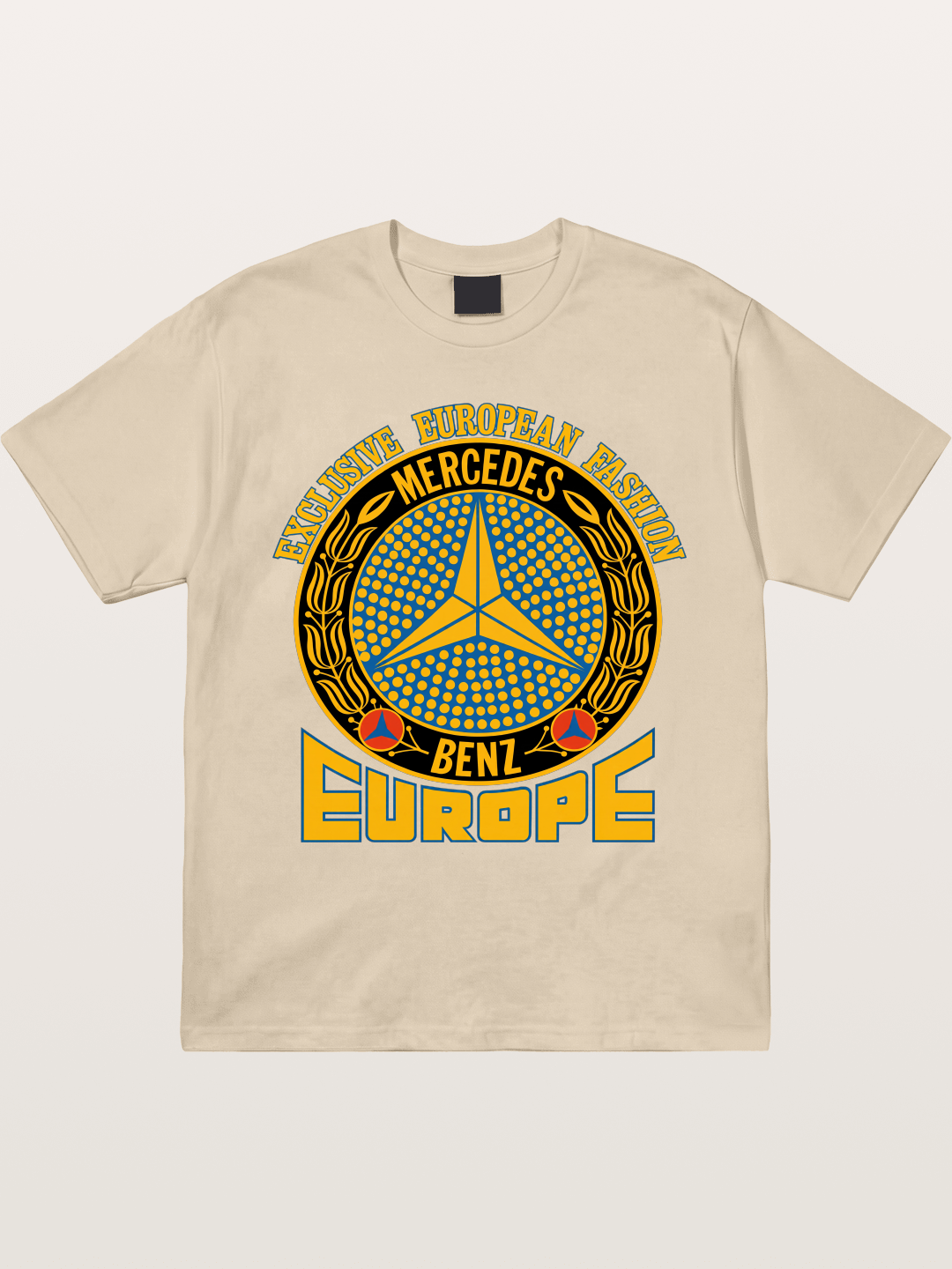 European Fashion Mercedes Print Gildan T-shirt