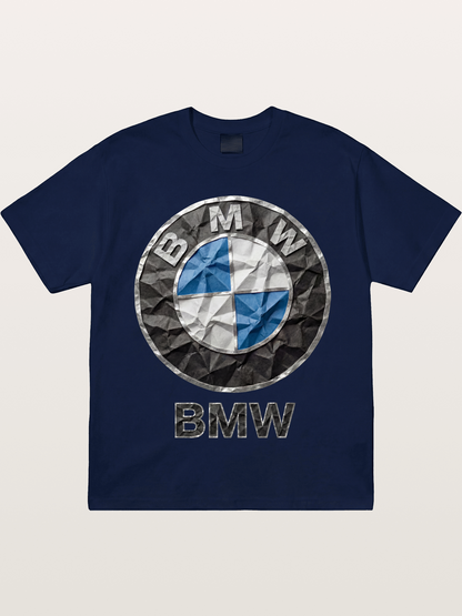 BMW Crumpled Paper Emblem Gildan T-shirt