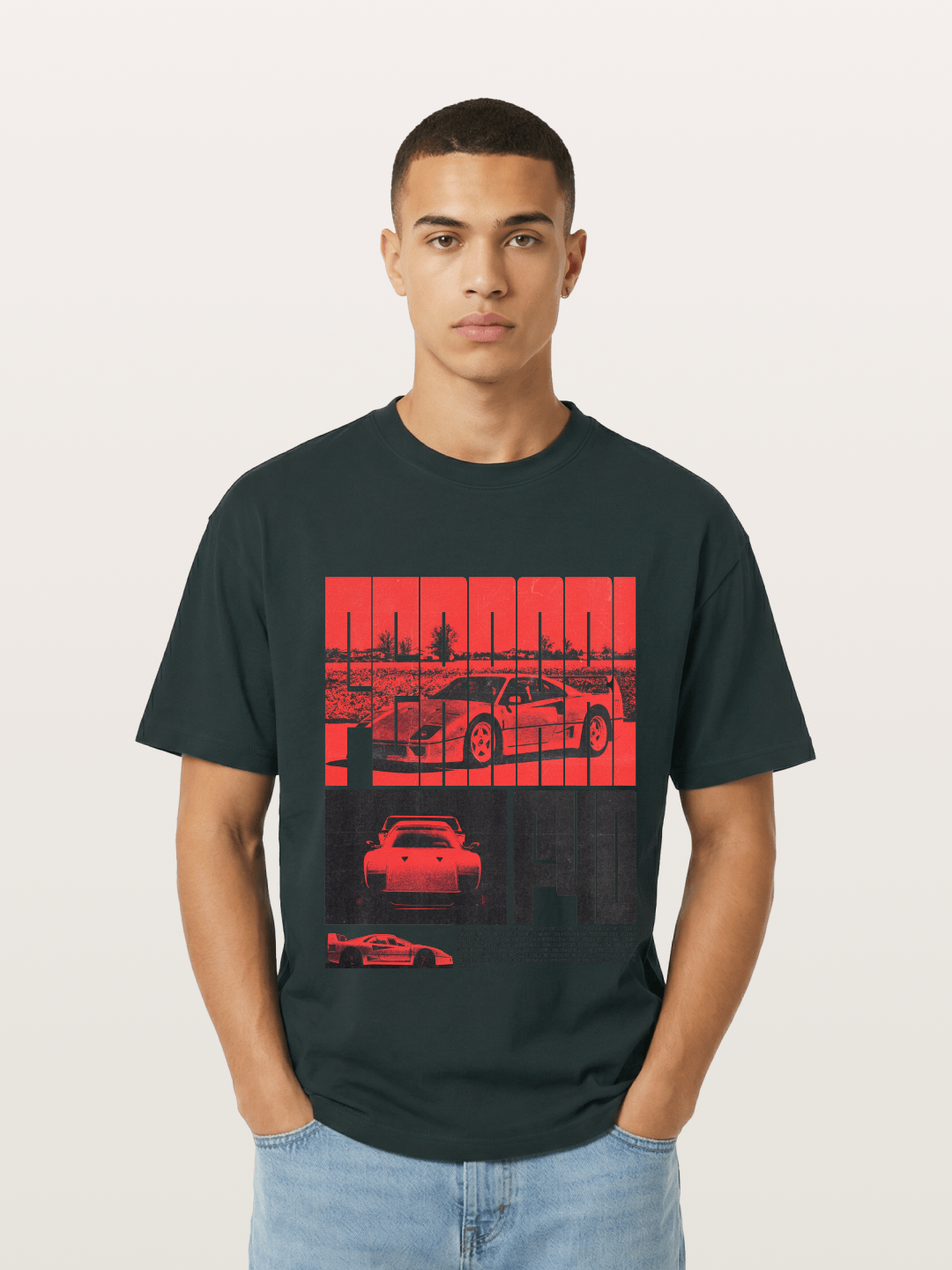Red F40 Gildan T-shirt