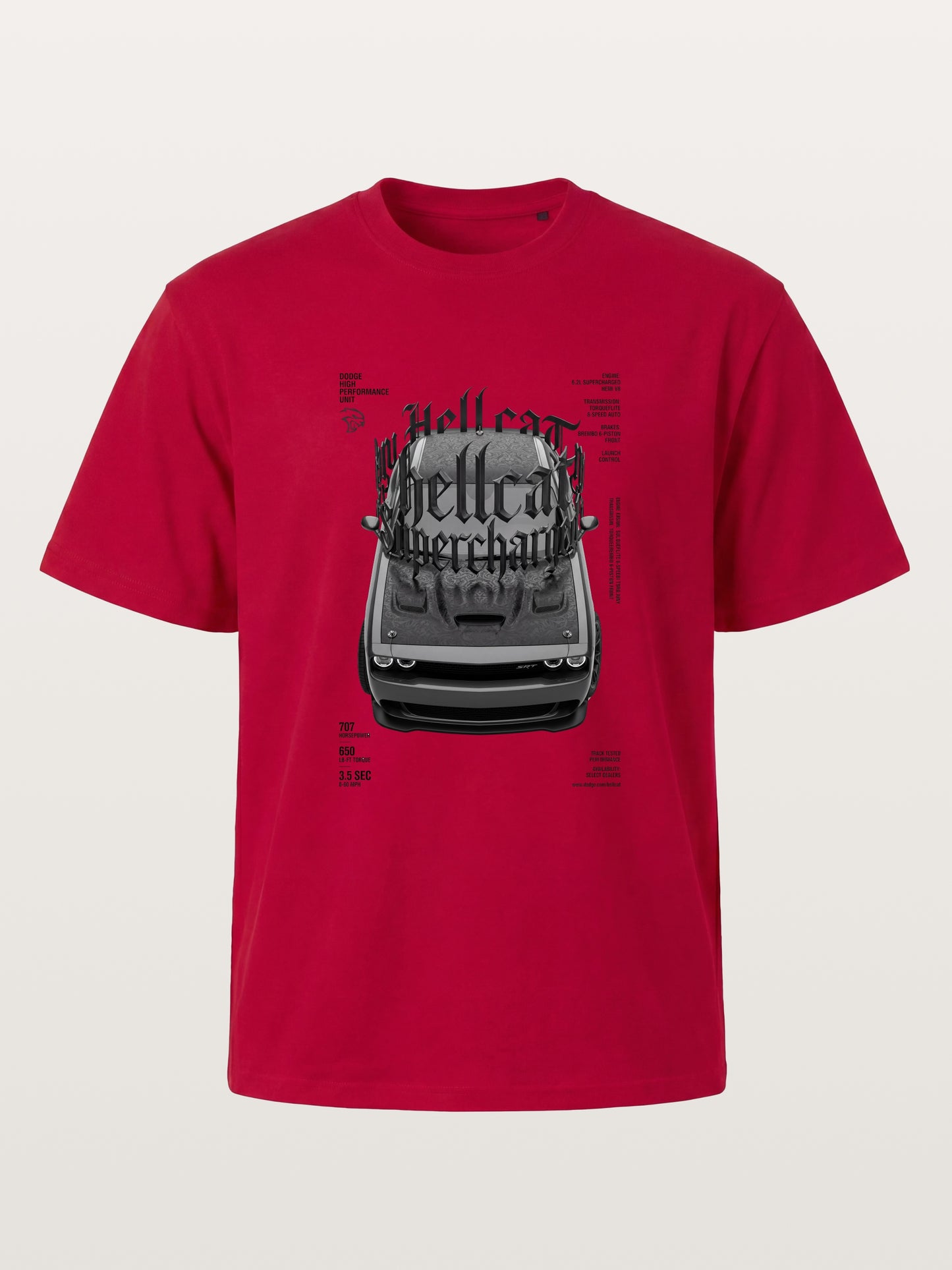 Gothic Hellcat Front View Print Gildan T-shirt