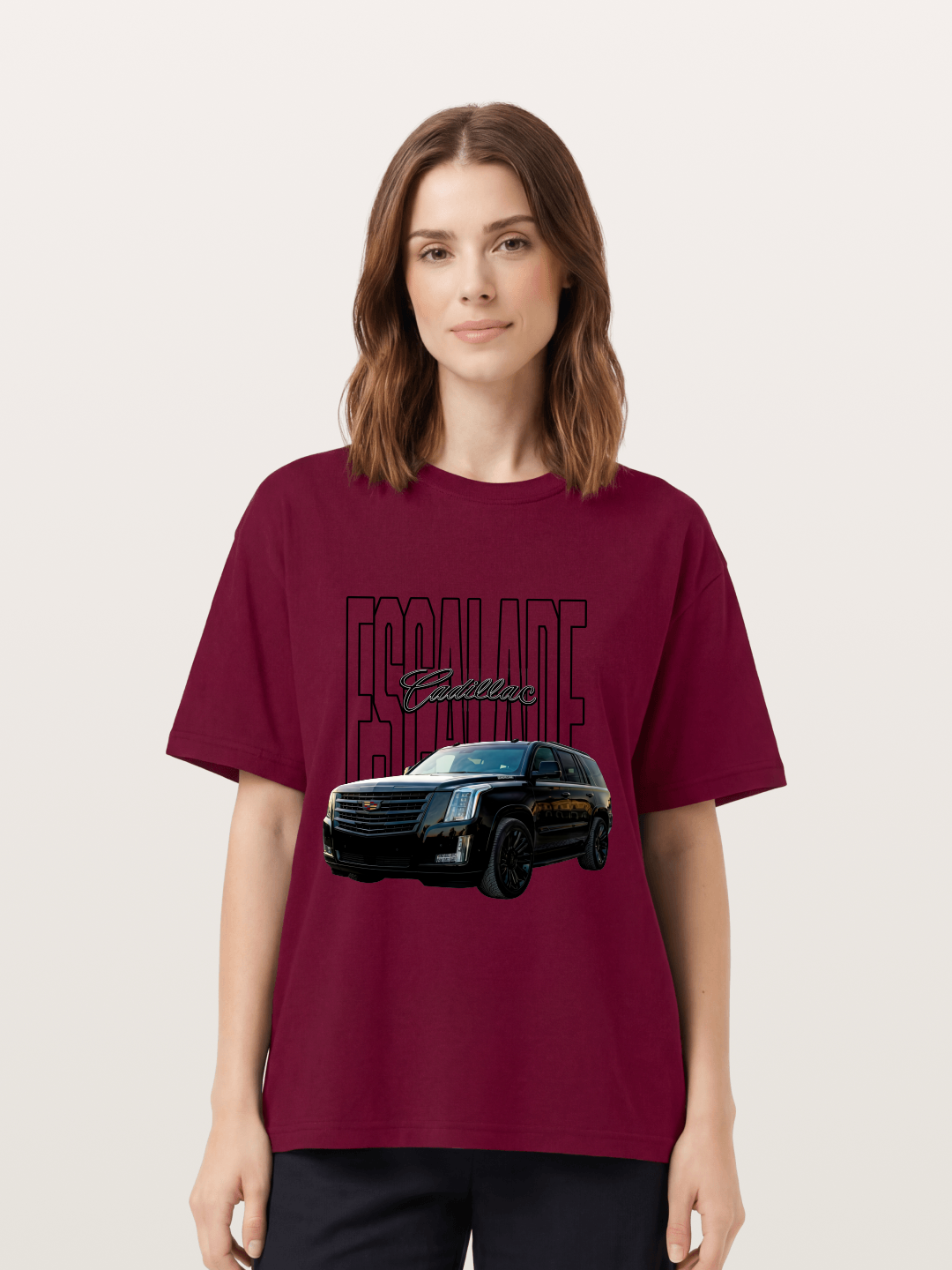 Cadillac SUV Modern Line Art Gildan T-shirt