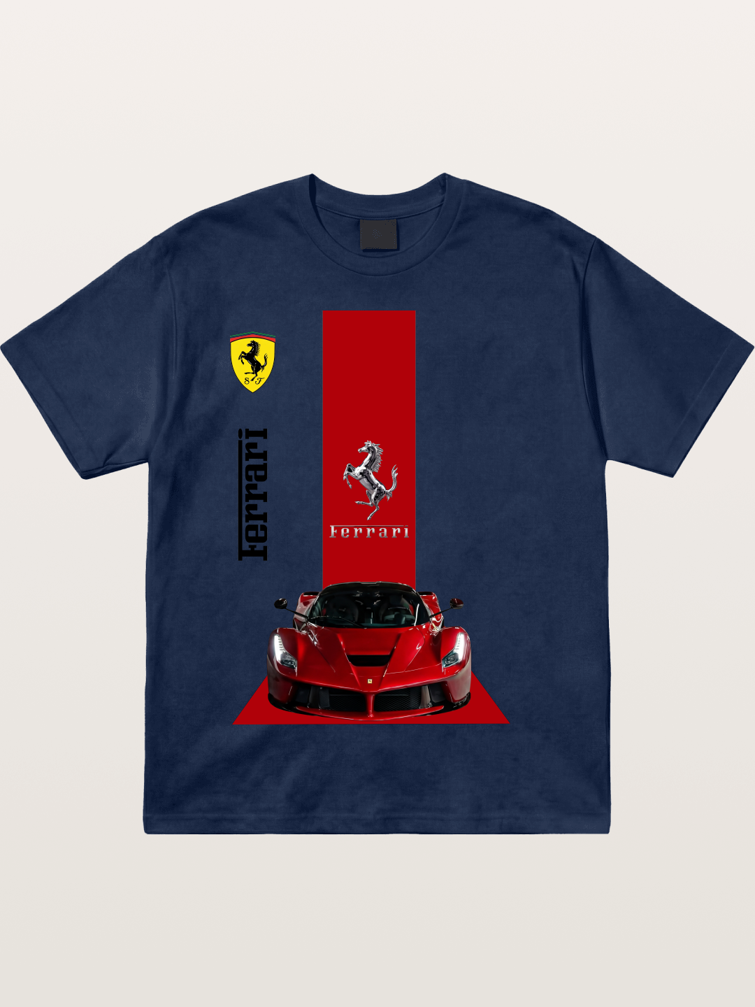 Prancing Speed Cotton T-shirt