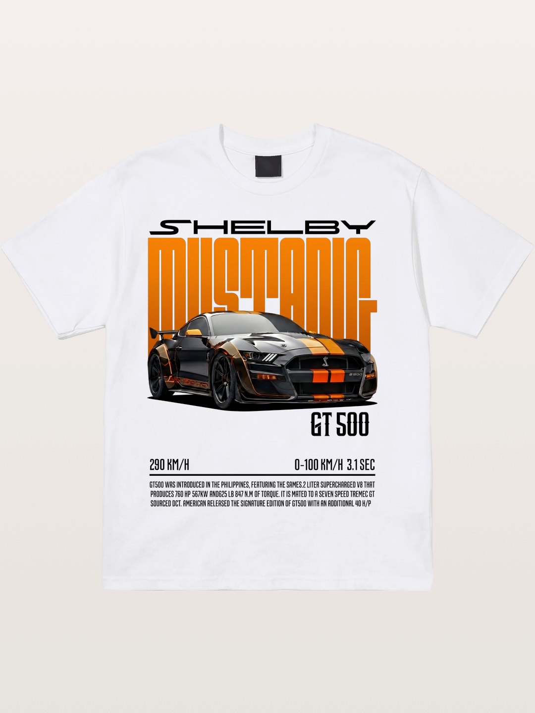 Shelby Mustang GT500 Art Cotton T-shirt