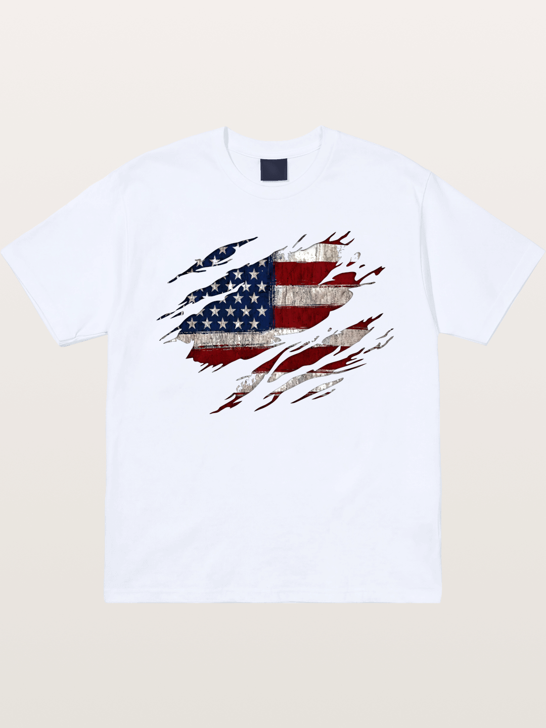 Eagle Claw Retro American Flag Gildan T-shirt