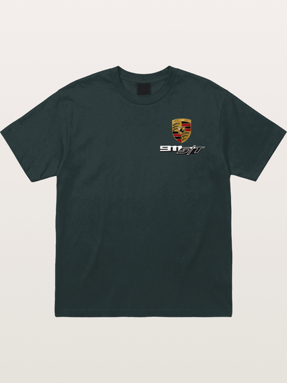 Porsche Crest With 911 ST Gildan T-shirt