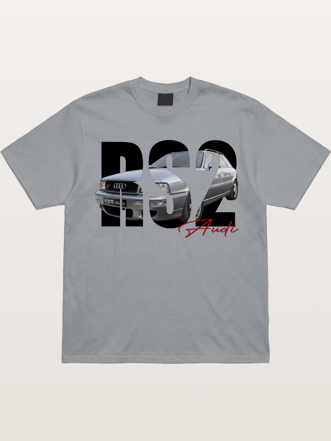 Audi RS2 Car Silhouette Gildan T-shirt