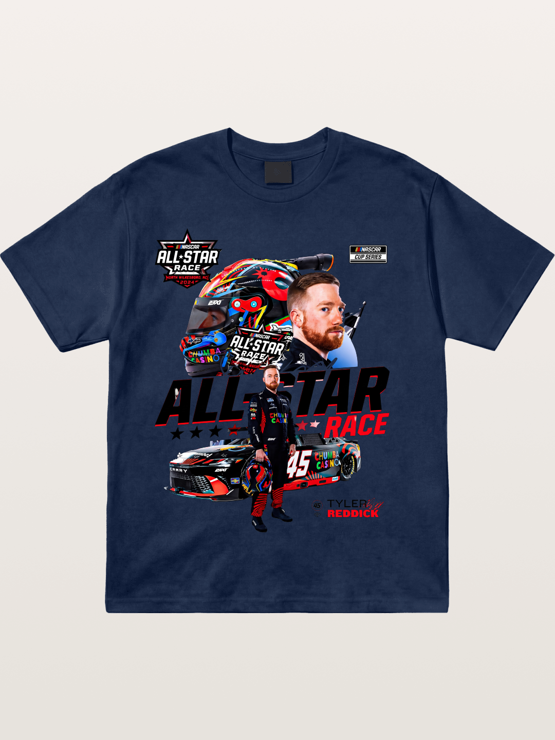 Tyler Reddick All-Star Race Art Cotton T-shirt