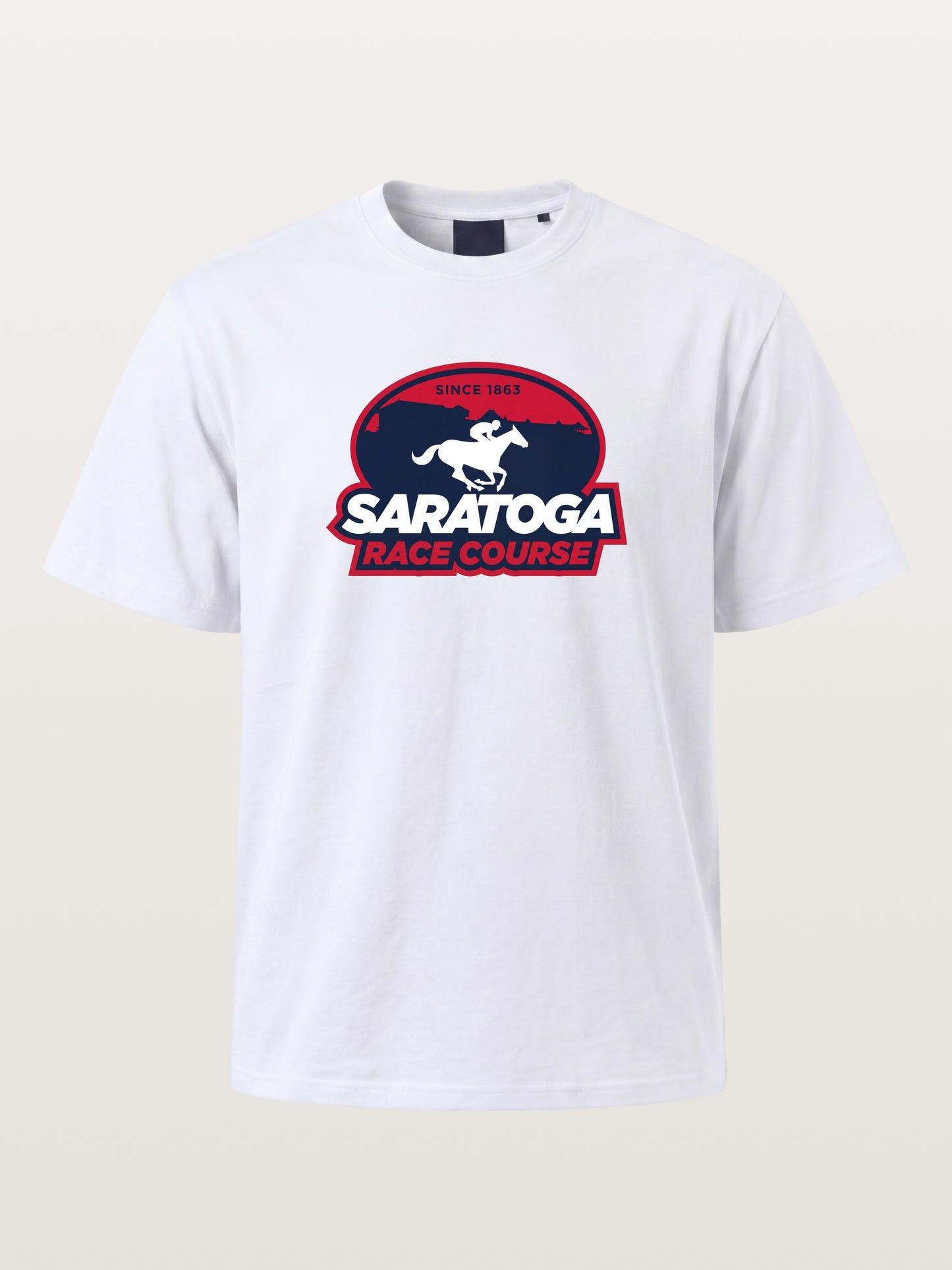 Saratoga Race Course Shield Crest Gildan T-shirt