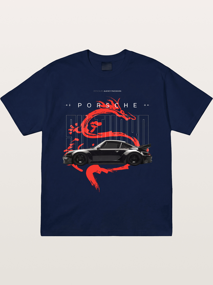 Porsche Dragon Gildan T-shirt