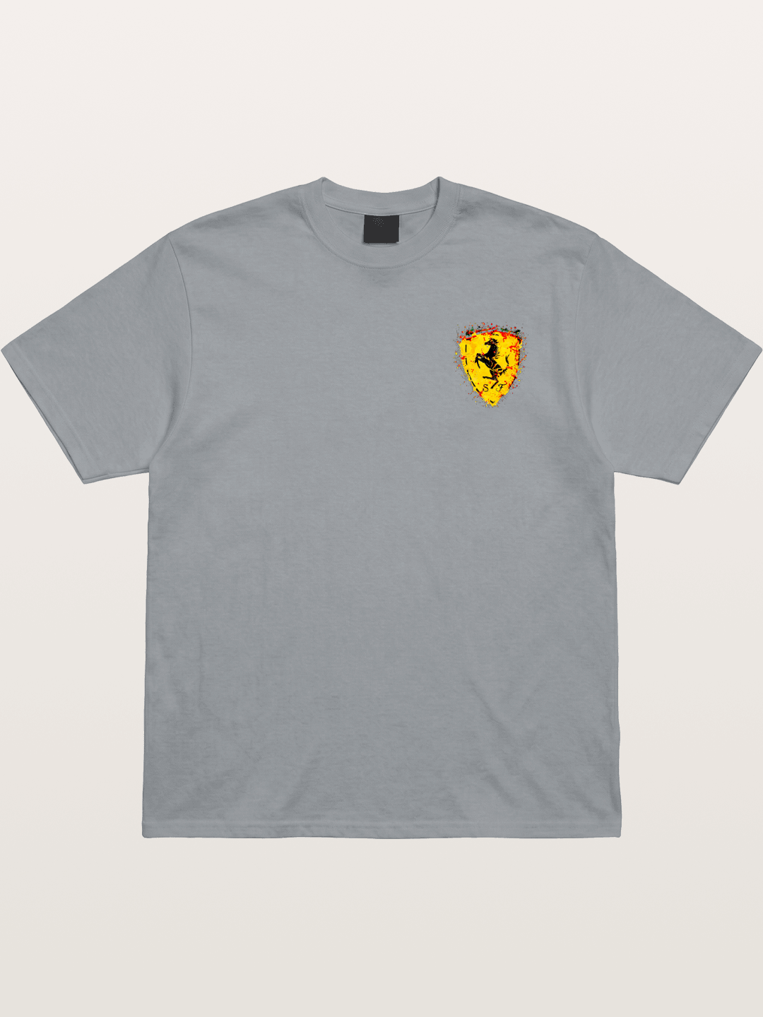 Ferrari Paint Splash Logo Gildan T-shirt