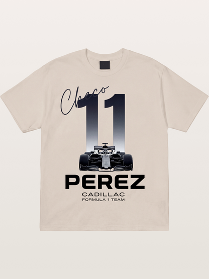 Sergio Perez 11 F1 Cadillac Cotton T-shirt