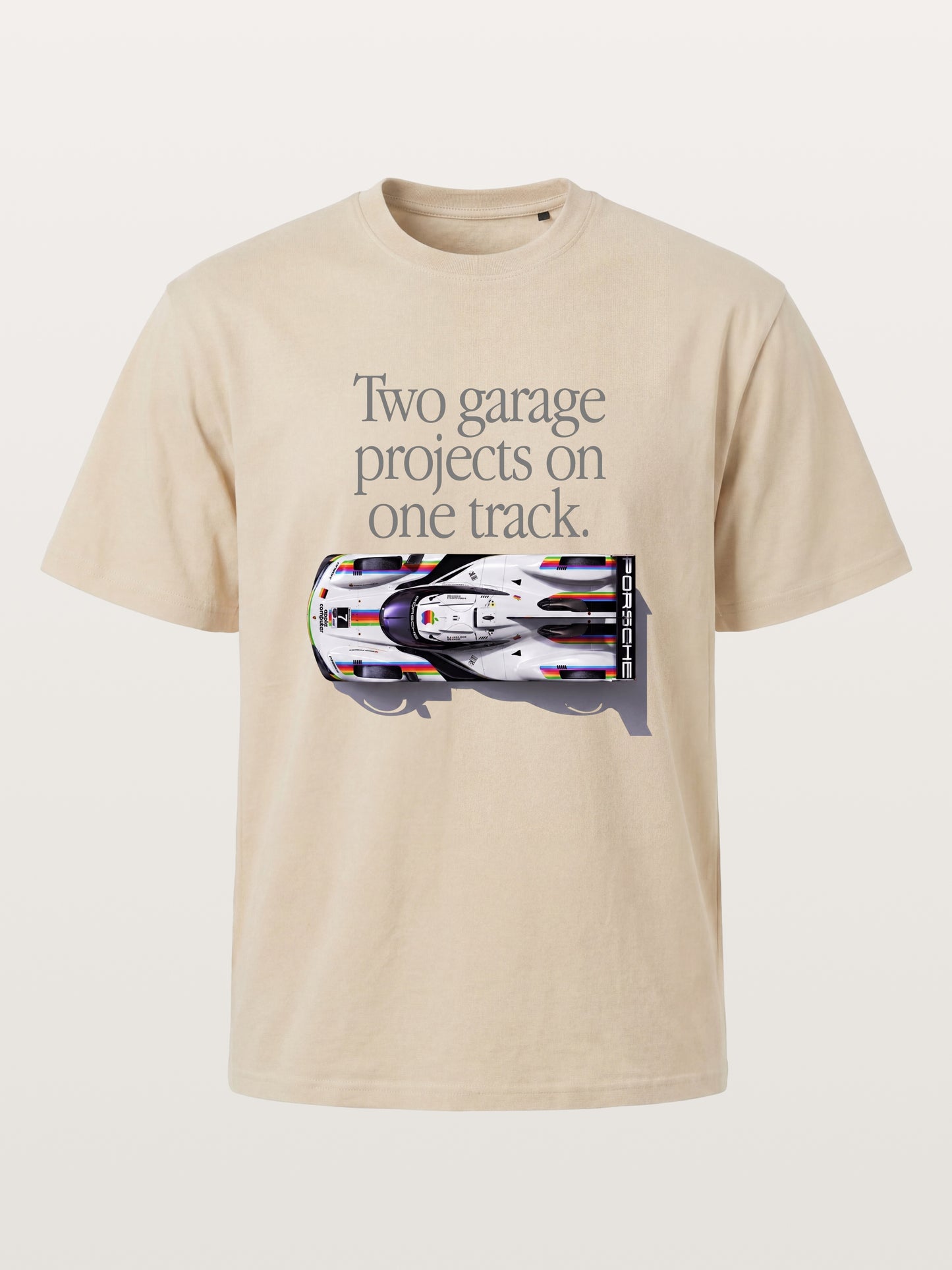 Le Mans Racer Two Garage Quote Gildan T-shirt
