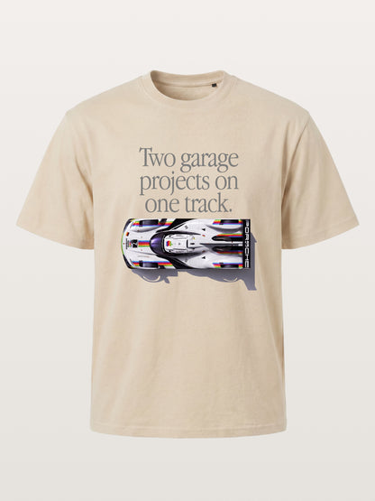 Le Mans Racer Two Garage Quote Gildan T-shirt