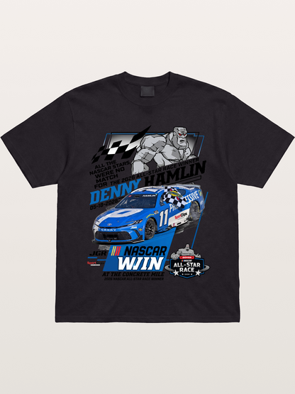 Denny Hamlin #11 2026 All-Star Win Gildan T-shirt