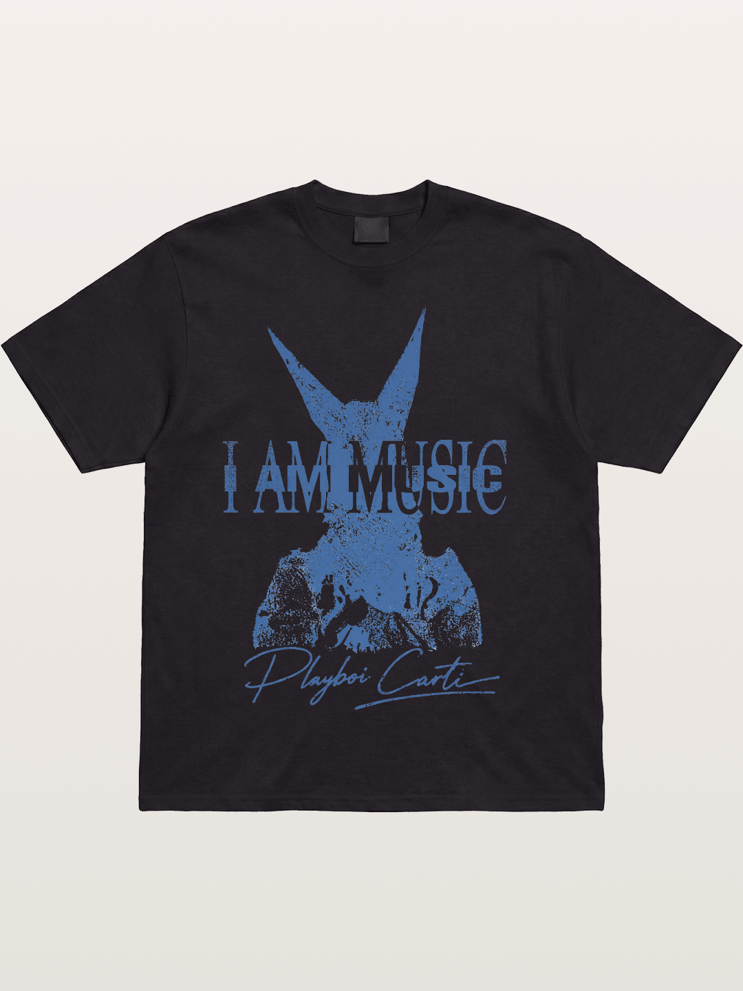 Playboi Carti I Am Music Print Cotton T-shirt