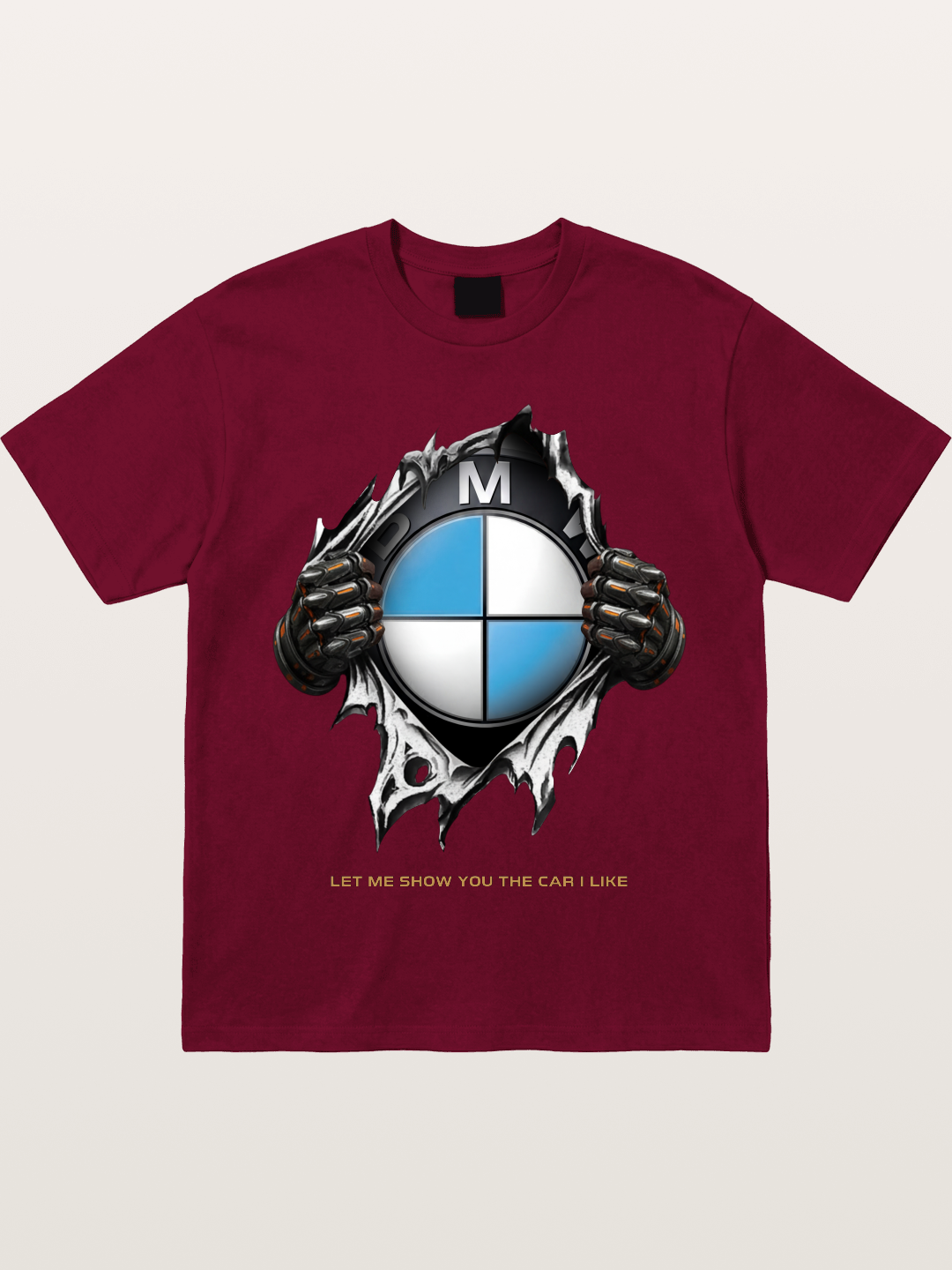 BMW Roundel Tear Through Design Gildan T-shirt