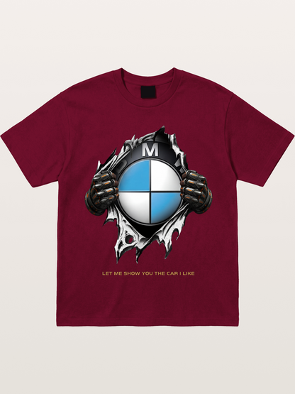 BMW Roundel Tear Through Design Gildan T-shirt