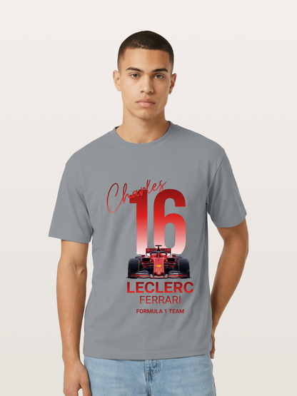 Charles Leclerc Ferrari 16 Art Gildan T-shirt