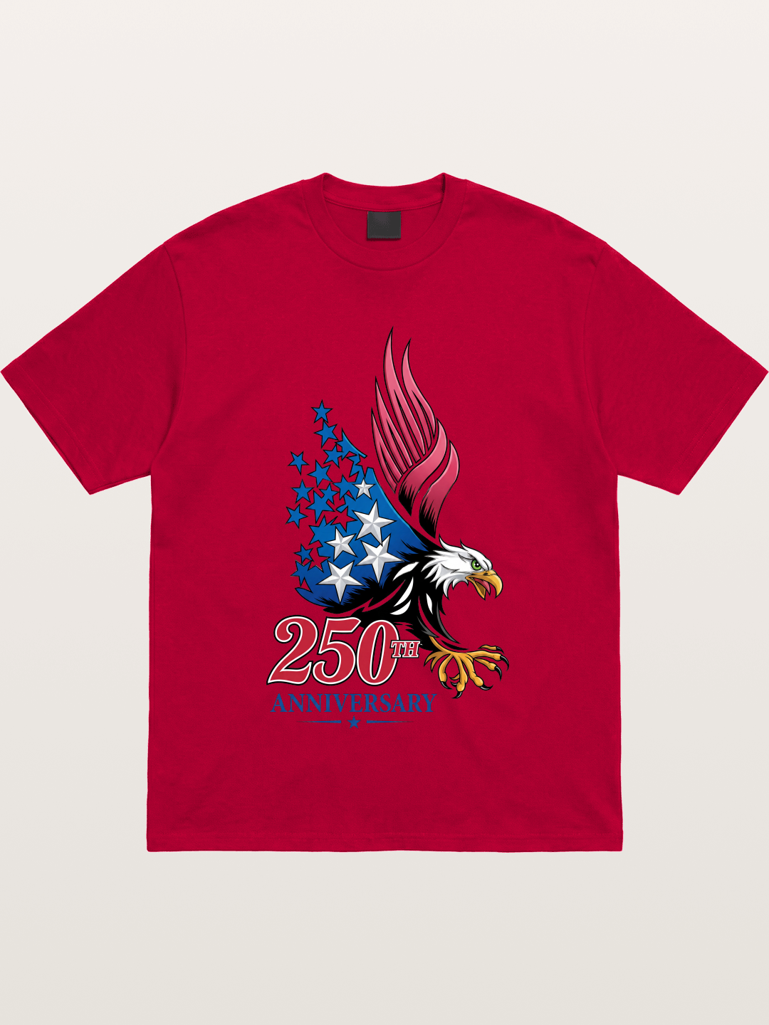 250th Anniversary Eagle Print Gildan T-shirt