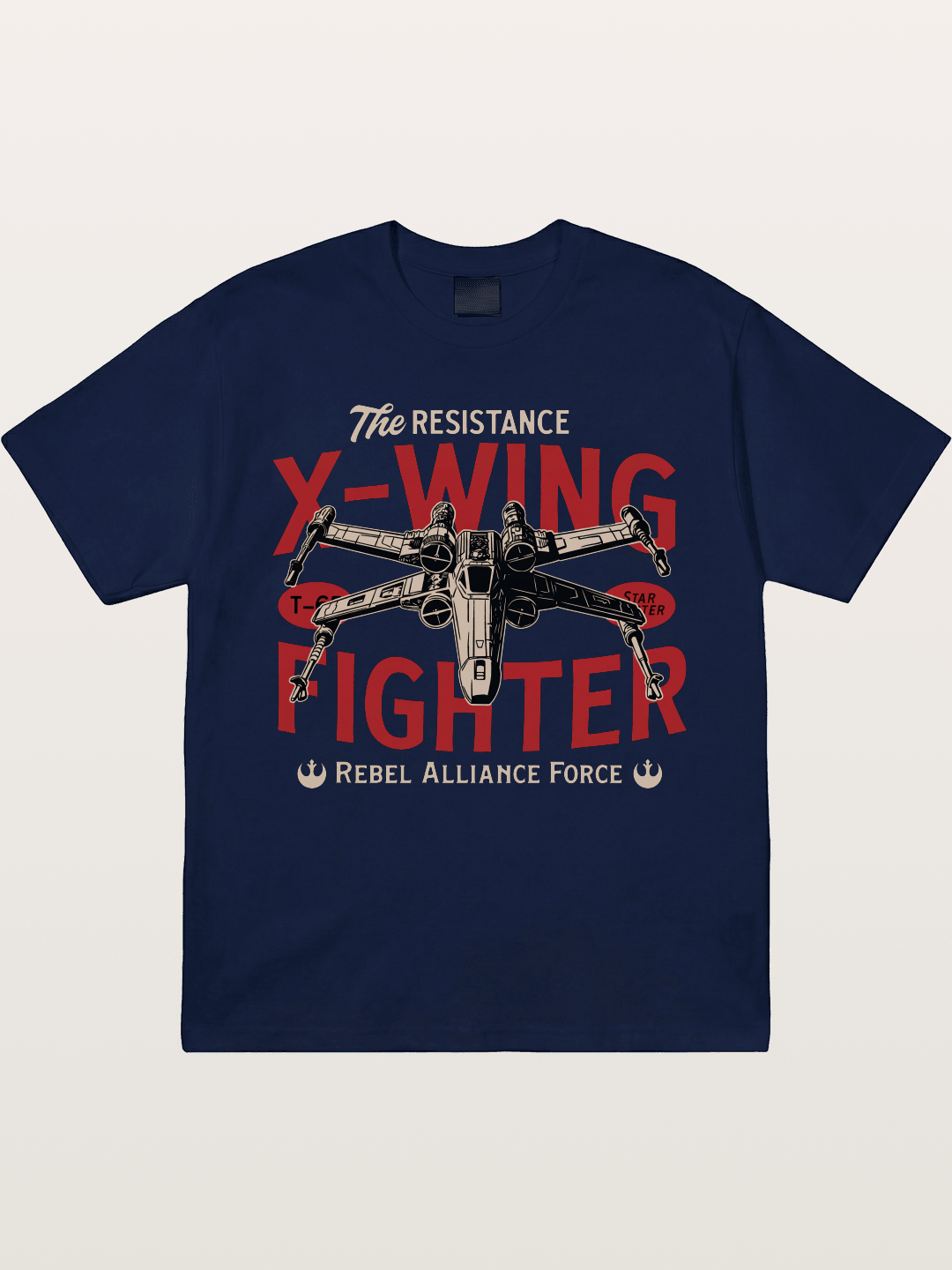Resistance X-Wing Fighter Retro Design Gildan T-shirt