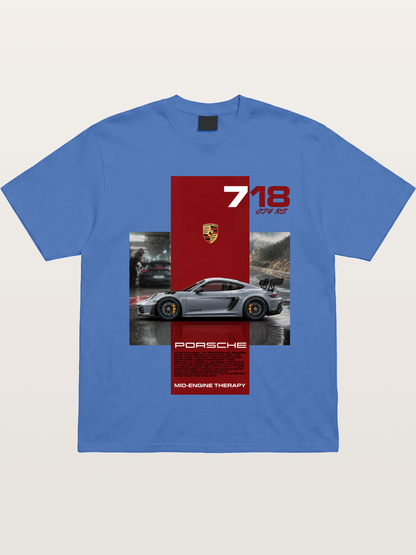 Porsche 718 GT4 RS Mid-Engine Therapy Gildan T-shirt