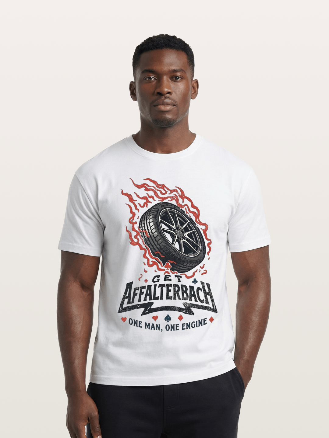 Fire Wheel Cotton T-shirt