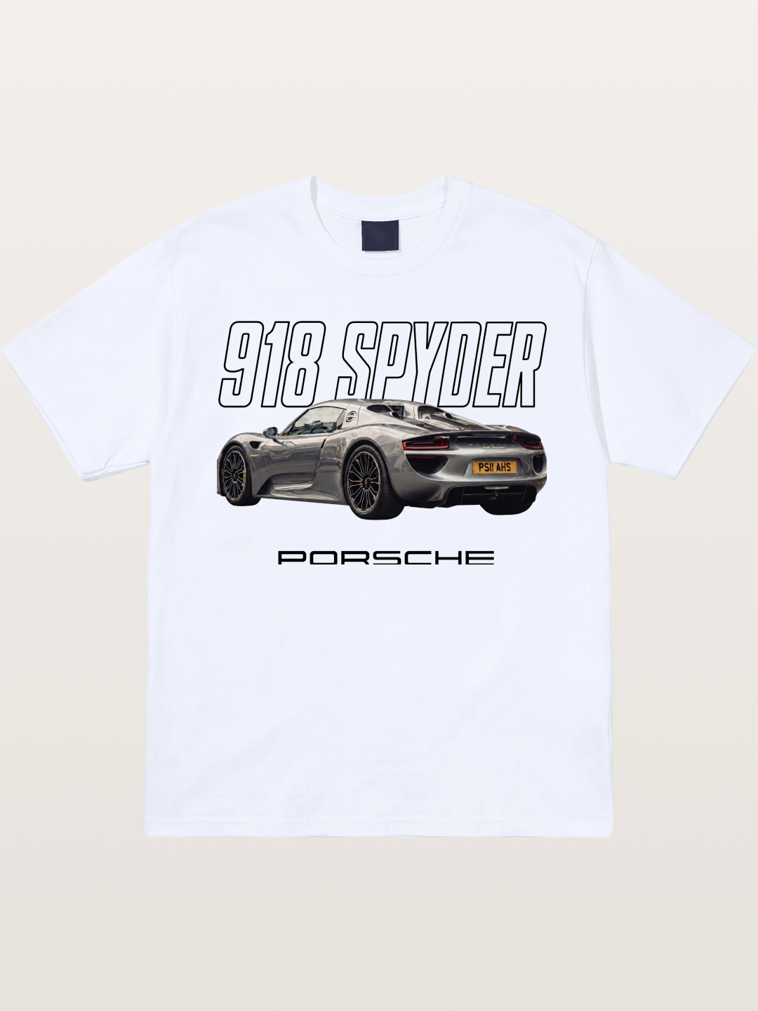 Porsche 918 Spyder Graphic Art Gildan T-shirt