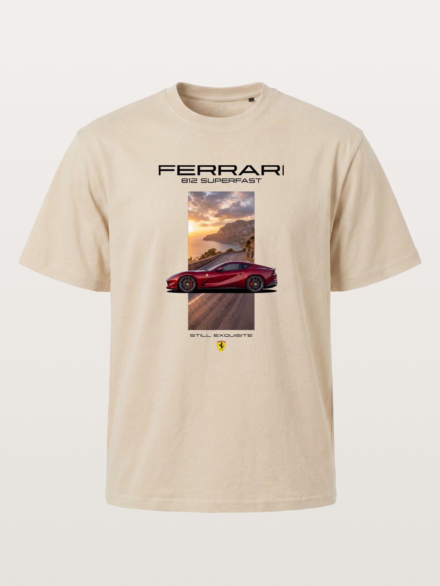 Ferrari 812 Tuscan Road Print Gildan T-shirt