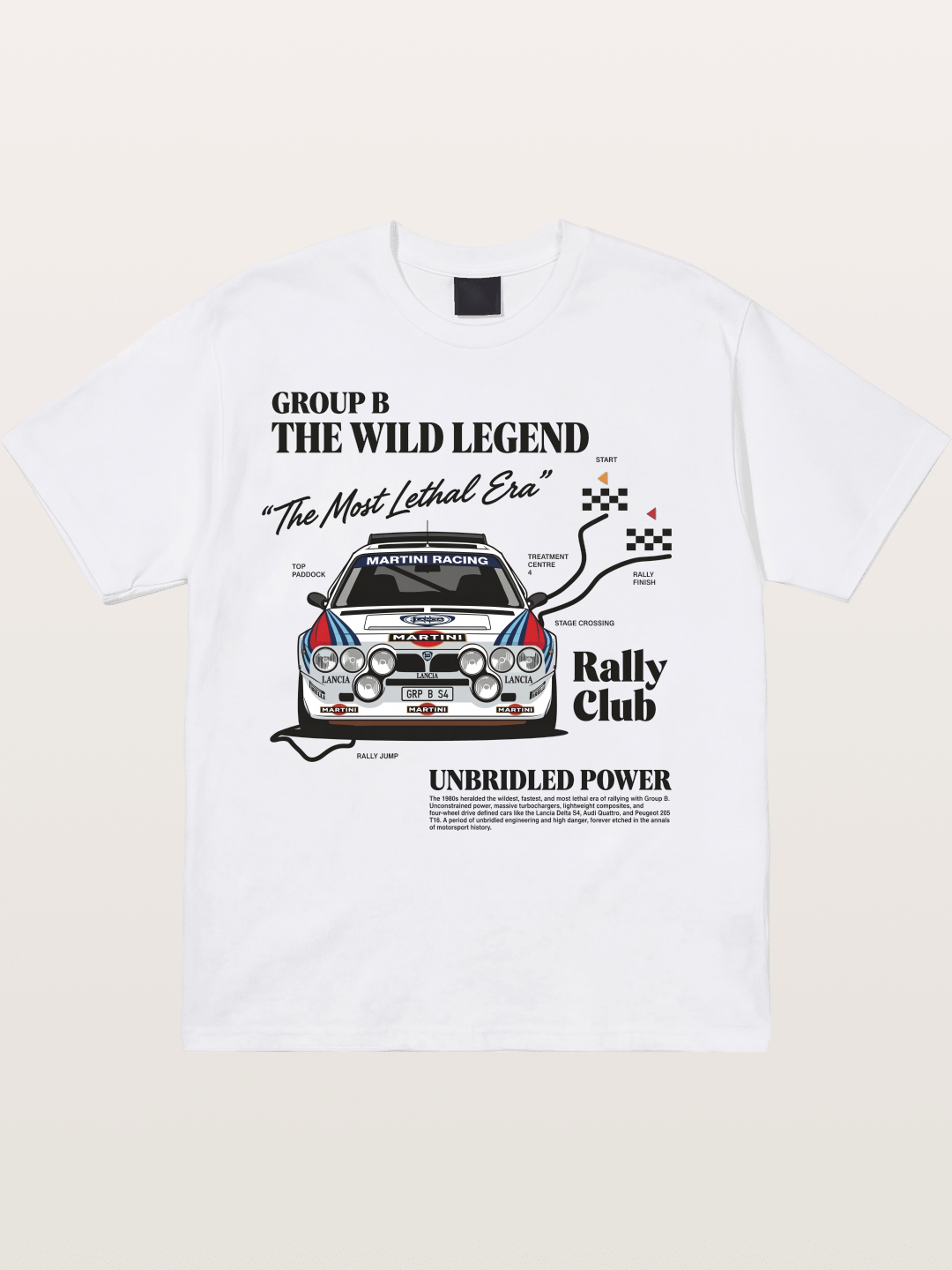 Retro Rally Cotton T-shirt